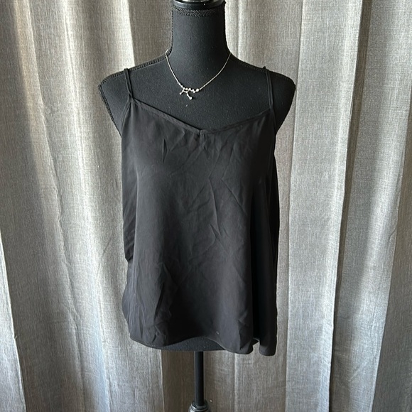 Topshop Tops - Black Topshop Tank Top